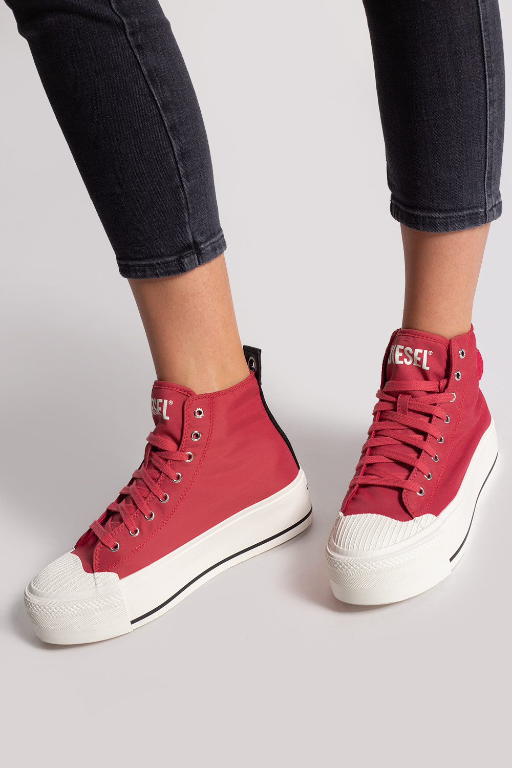 Pink 'S-Astico' high-top sneakers Diesel - Vitkac Canada